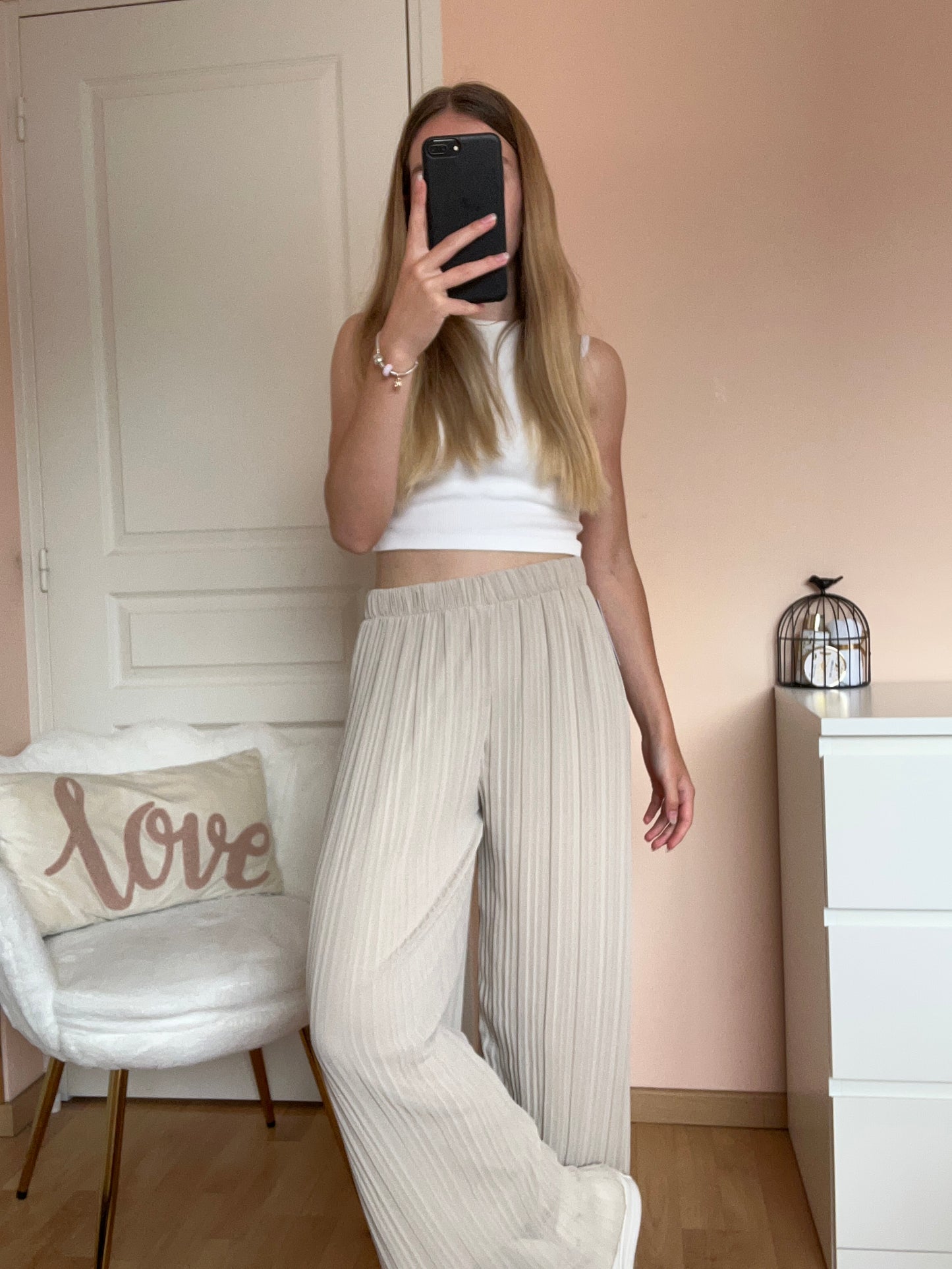 Pantalon plissée Clemence