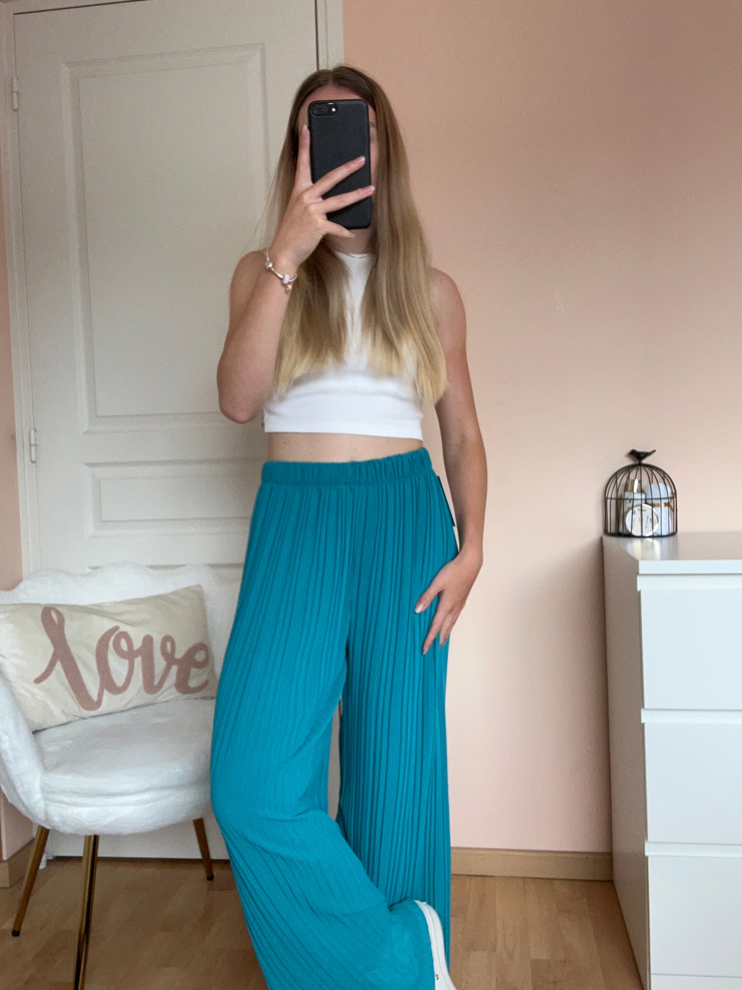 Pantalon plissée Clemence