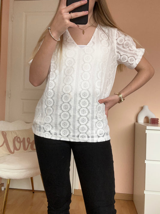 Blouse brodée Manon