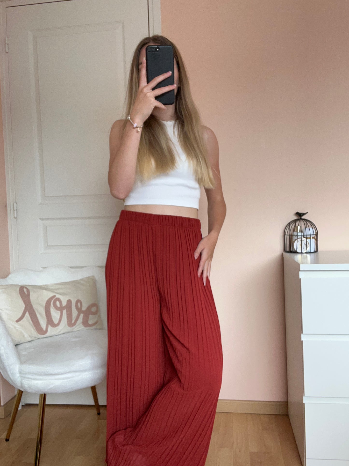 Pantalon plissée Clemence